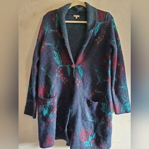 Oriana Mohair wool blend cardigan Large.
